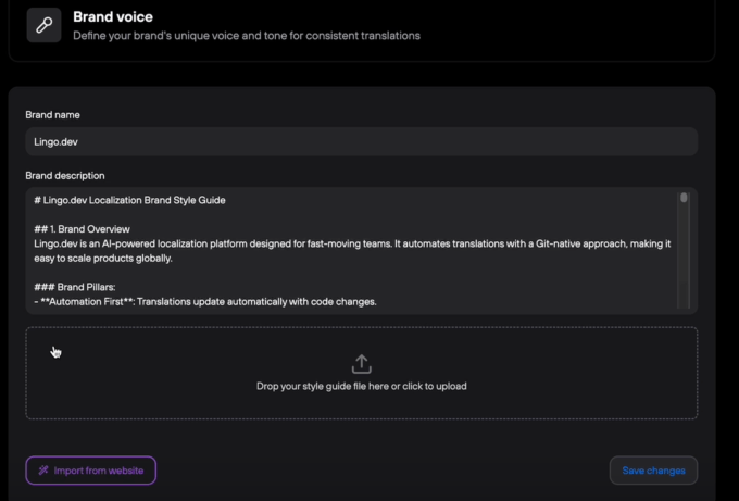 Lingo.dev: Building a brand voice