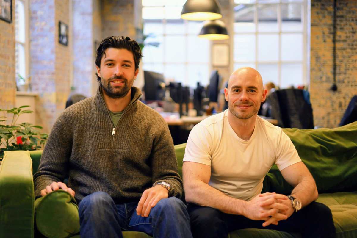 Dex co-founders Harry Uglow (CTO) and Paddy Lambros (CEO)