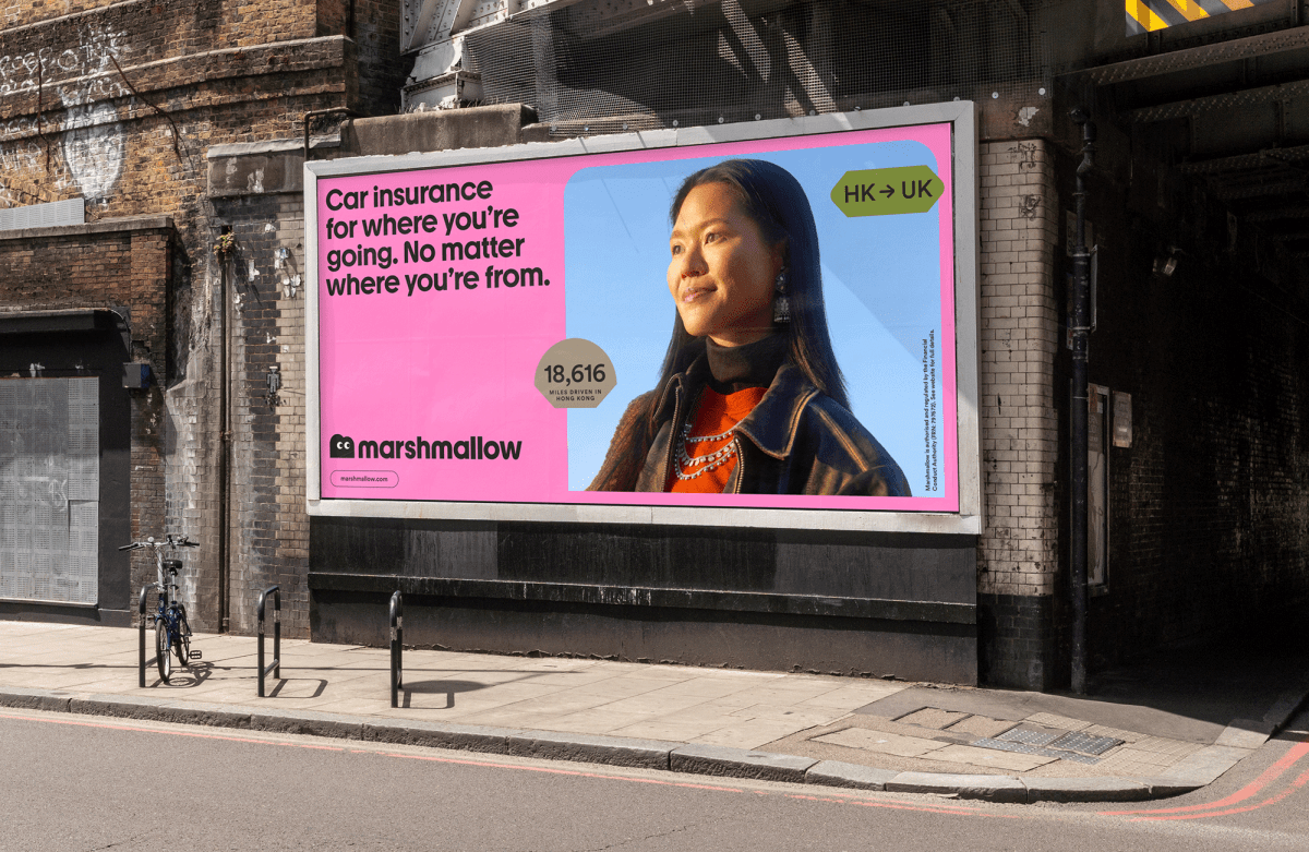 Marshmallow billboard