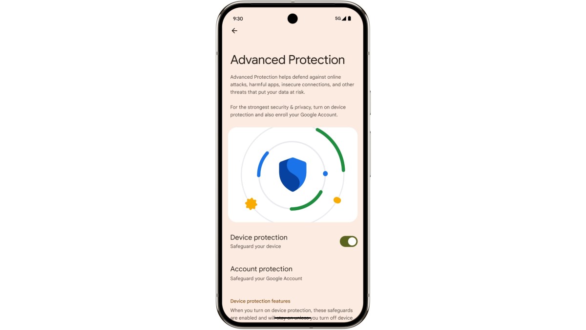 Google is adding new device-level features for its Advanced Protection program