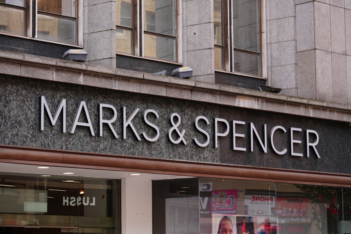 a Marks and Spencer store in Sheffield, U.K., days after a ransomware attack hit the company