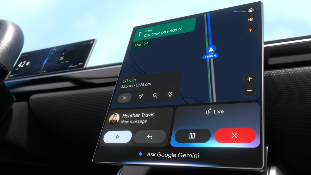 Google Gemini in Android Auto