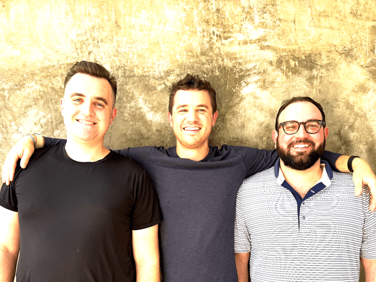 Throne co-founders Tim Blumberg (left), Scott Hickle (middle) John Capodilupo (right)