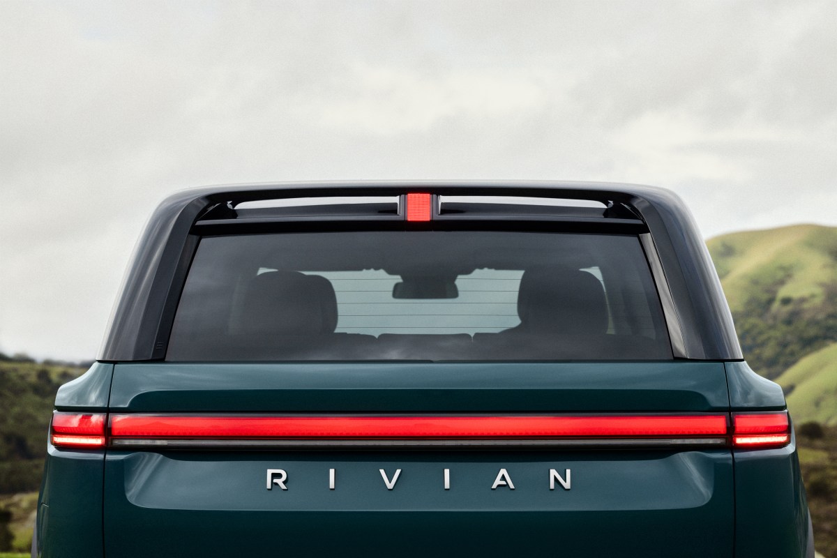 rear view of Rivian R2