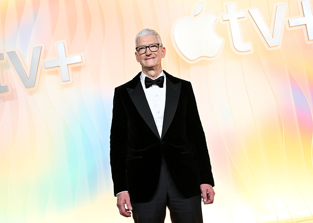 Tim Cook attends Apple TV+